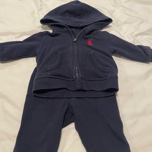 EUC Ralph Lauren Navy sweatsuit